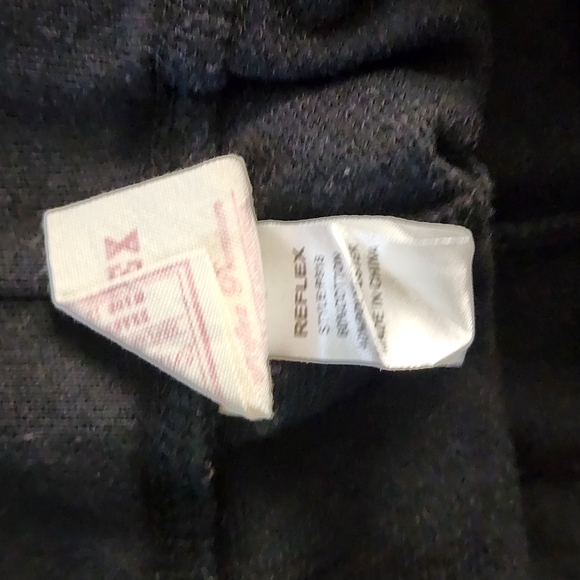 Reflex Juniors Black Joggers with Pink 24 Logo and White LOVE Details Size Small - Picture 4 of 6